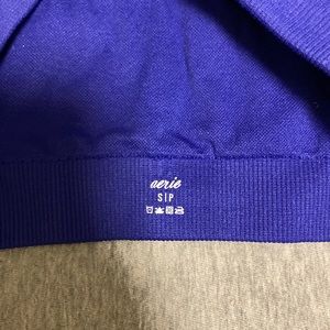 Aerie blue bra top, size S